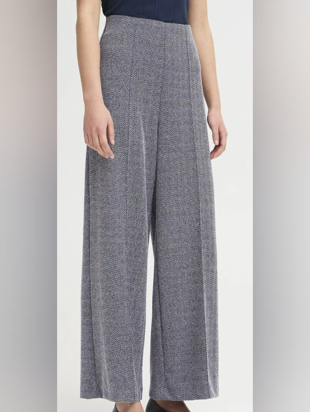 NWT Ichi Kate Herringbone Pants Womens  Size XS